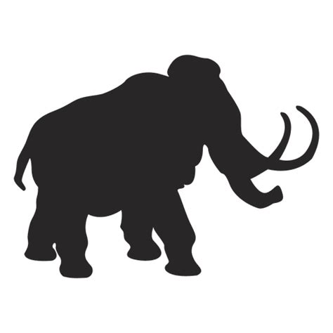 Mammoth Silhouette Transparent Png And Svg Vector File