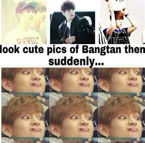 Bts V Funny Memes K Pop Amino