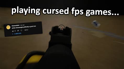 I Played Cursed Roblox Fps Games I Regret It Youtube