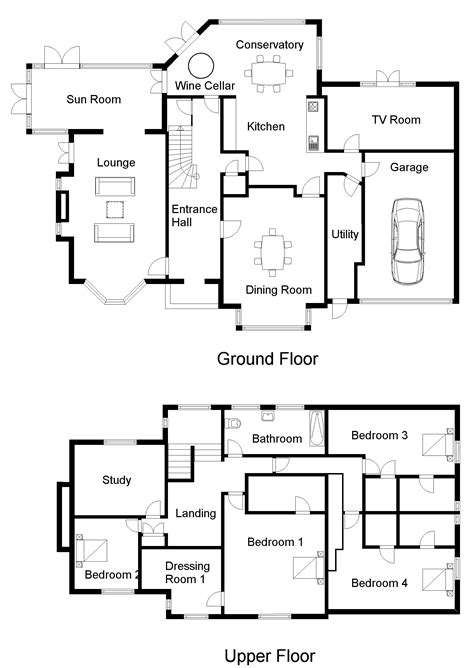 Paste previously copied floor plan into template plan drawing. #1 Floor Plan Software - Easy To Use - Get Planning Permission