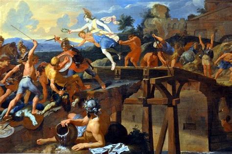 Horatius cocles was a roman hero of legend, who may or may not have existed on earth. Horatius Coclès Défendant Le Pont Du Sublicius - Charles ...