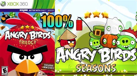 Angry Birds Seasons 71 100 Xbox 360 Longplay Youtube