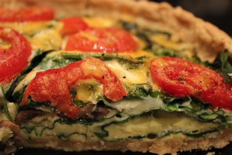 The Cooking Baking Dancing Chemist Gorgeous Tomato Spinach Quiche