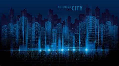 Abstract Futuristic City Scape 673466 Vector Art At Vecteezy