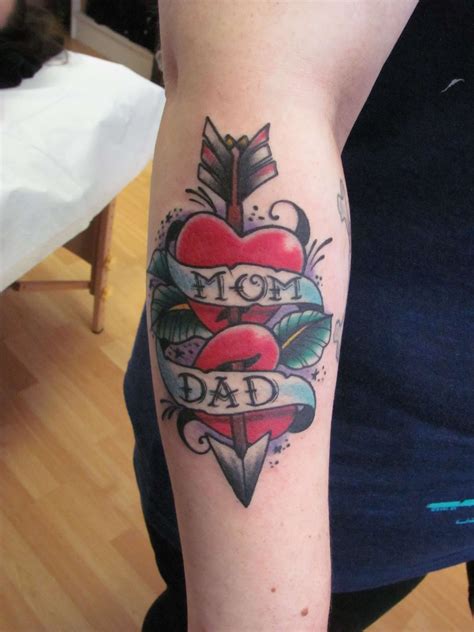 Rip Tattoos For Men Rip Tattoo Mum And Dad Tattoos Human Heart Tattoo