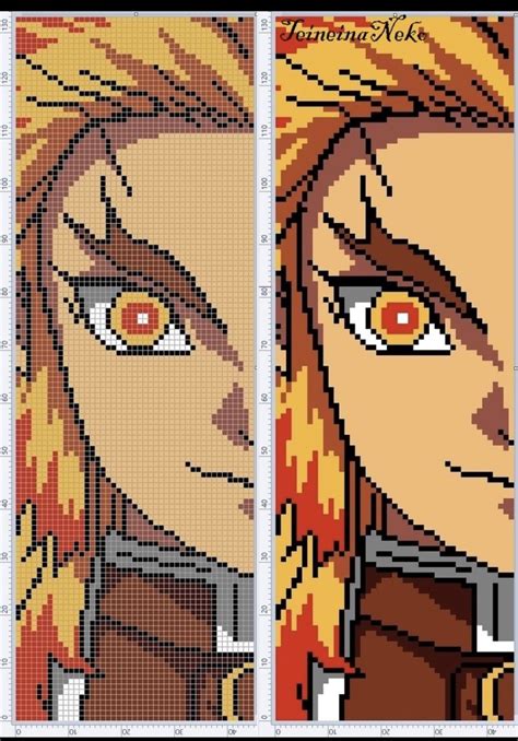 70以上 Anime Demon Slayer Pixel Art Grid 261252 Pixtabestpicttzsq