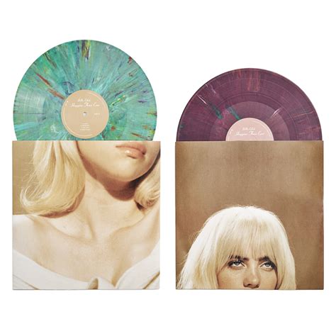 "Happier than ever" Double vinyle exclusif multi couleur – Store Billie