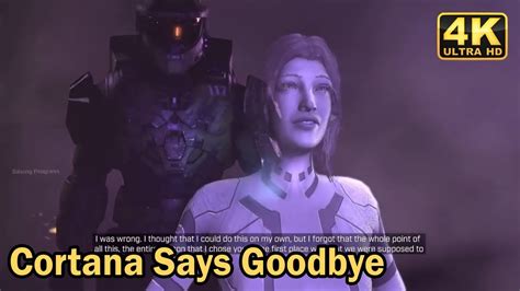 Spoiler Halo Infinite Cortana Says Goodbye Youtube