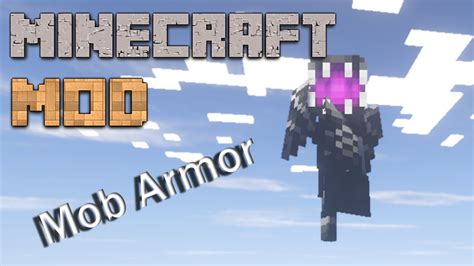 Minecraft Mods Mob Armor Mod Showcase Youtube
