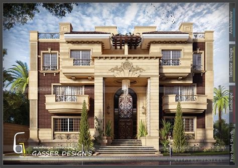 Classic Facade Modern Touch House Outside Design Modern Architecture