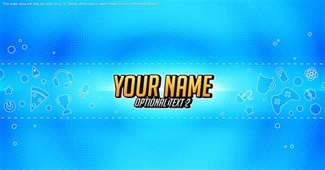 Blue Gaming Banner For Youtube No Text Cool Purple Youtube Banner
