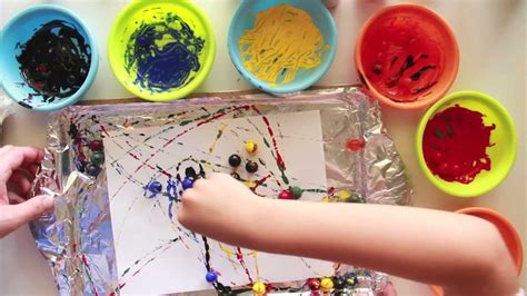 Painting With Marbles Lesson Plans