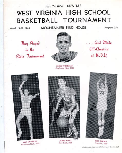 1964 WEST VIRGINIA HIGH SCHOOL BASKETBALL CHAMPIONSHIP-WEST HUNDLEY