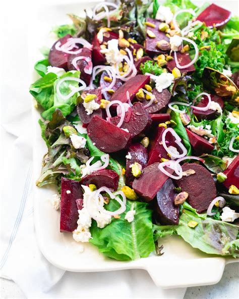 Beet Salad With Balsamic Dressing Recipe Beet Salad Roasted Beets