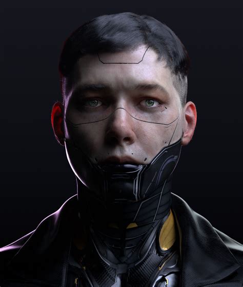 Class Demo Cyber Scifi Character For Cinematic Valentin Erbuke On