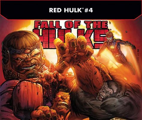 Fall Of The Hulks Red Hulk 2010 4 Comic Issues Marvel