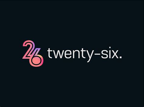 Twenty Six Logo By Nick Lowry On Dribbble