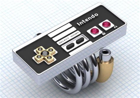 Maybe you would like to learn more about one of these? Gamer Engagement Rings : Intendo Ring