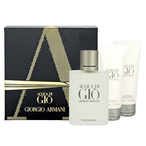 Buy Giorgio Armani Acqua Di Gio For Men 50ml 3 Piece T Set Online At