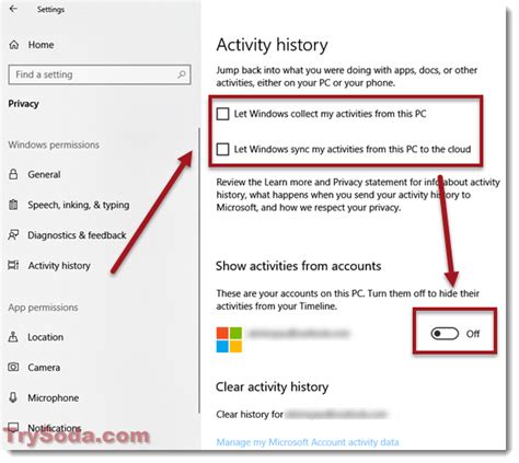 How To Disable Activity History Timeline In Windows 10 My Microsoft Images