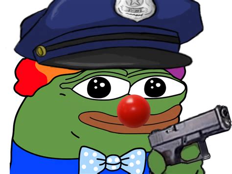 Sticker De Kermit03 Sur Honk Tir Honkler Police Gun Nez Clown Meme The
