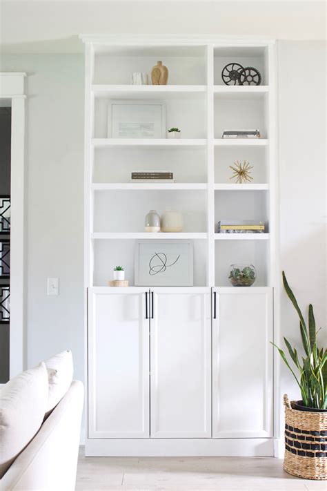 Diy Built In Bookcase Ikea Hack Do It Yourself