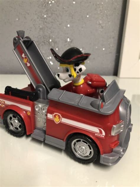 Paw Patrol Marshall Forest Fire Tuck Vehicle Fire Truck And Figure Ebay
