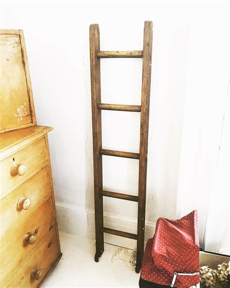 Beautiful Vintage Wooden Ladder Evie B Young At Heart