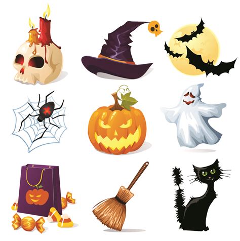 Free Vector Halloween Clipart Background