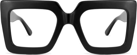 zeelool readers thick oversized square reading eyeglasses for women with standard