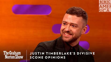 Justin Timberlakes Divisive Scone Opinions The Graham Norton Show