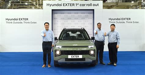 HMI Rolls Out The 1st Hyundai EXTER From Its State Of The Art
