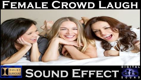 Female Crowd Laughing Sound Effects High Quality Audio Laugh Sound