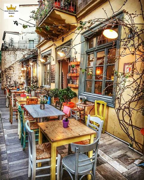 Grecia Outdoor Cafe Cafe Design Outdoor Patio Bar