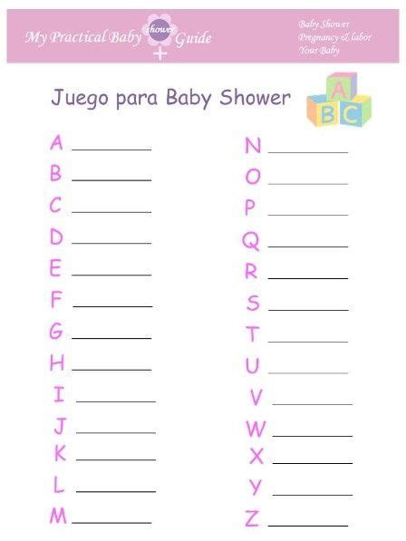 Baby Shower Juegos Foro Futuras Mamás Mx