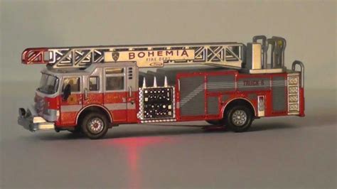 Ho Scale Lighted Fire Truck Youtube