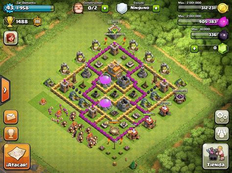 Town Hall Best Defense Base Design Clash Of Clans Levels Town Hall
