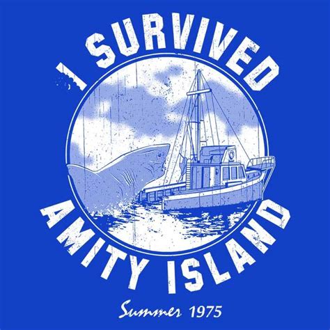 I Survived Amity Island Womens Apparel Once Upon A Tee