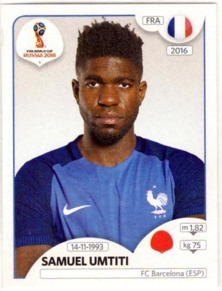 Check spelling or type a new query. Samuel Umtiti of France. 2018 World Cup Finals card ...