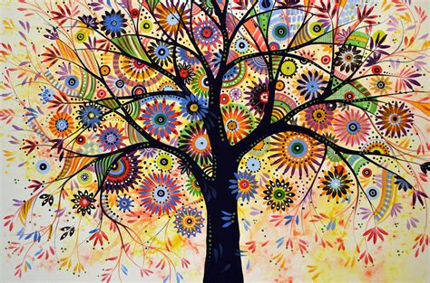 Abstract Tree Painting Life Giver Painting By Amy Giacomelli