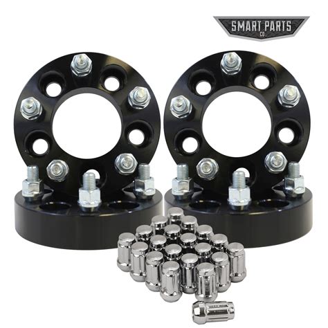 4 Qty Wheel Spacers Adapters Black 125 5x425 5x108 To 5x45 5x114