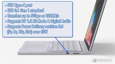 Does Surface Book 2 Have Usb C Port Surfacetip