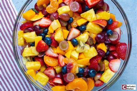 How To Make Amazing Fruit Salad Chef Lola S Kitchen