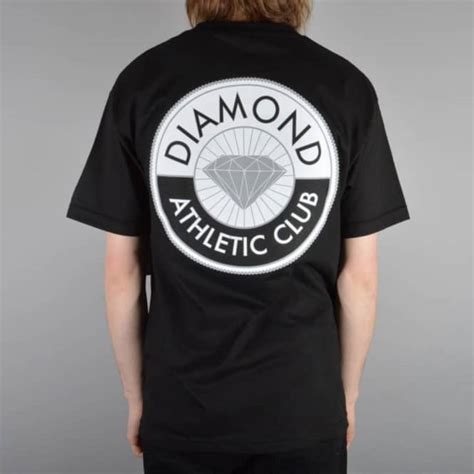Diamond Supply Co Athletic Club T Shirt Black Skate Clothing From
