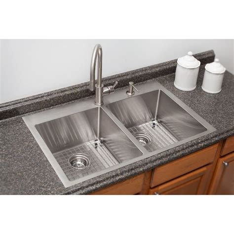 Maybe you would like to learn more about one of these? Franke Vector Stainless Steel 34" L x 23" W Double Basin ...