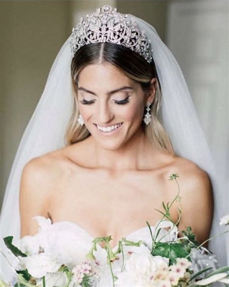 Bespoke Sapphire Calista Swarovski Crystal Bridal Tiara Wedding