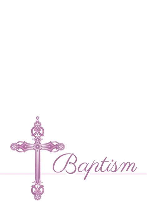 Girl Free Printable Baptism And Christening Invitation Template