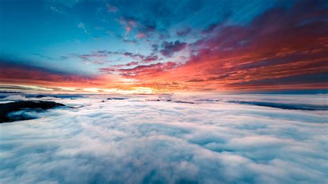 Wallpapers Hd Horizon Above Clouds