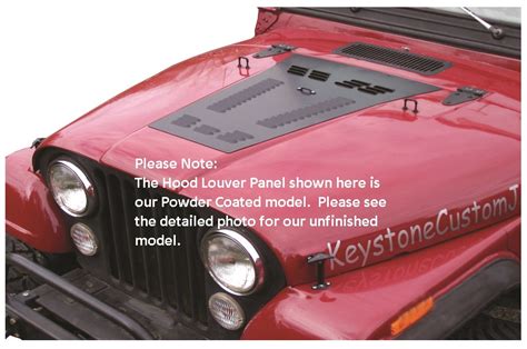 Cj Series Louvered Hood Panel Hyline Offroad Jeeperz Creeperz