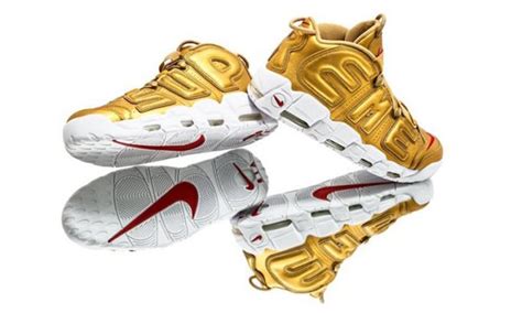Supreme X Nike Air More Uptempo Gold Release Date Sneakerfiles